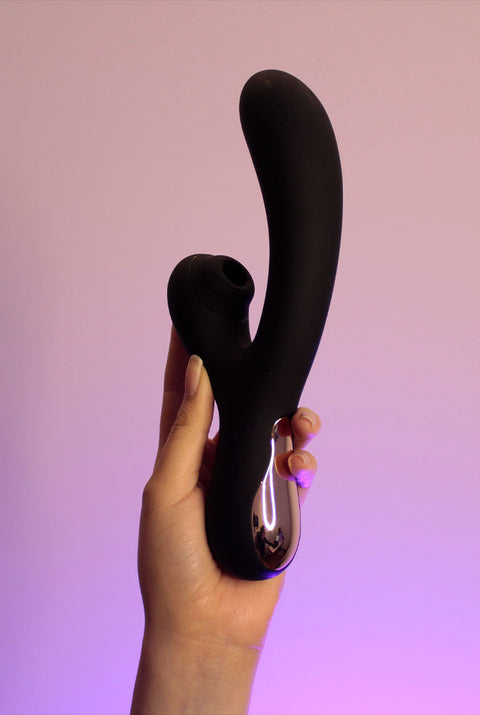 Ding Dong – Vibrador con estimulador de punto g y succionador de clítoris