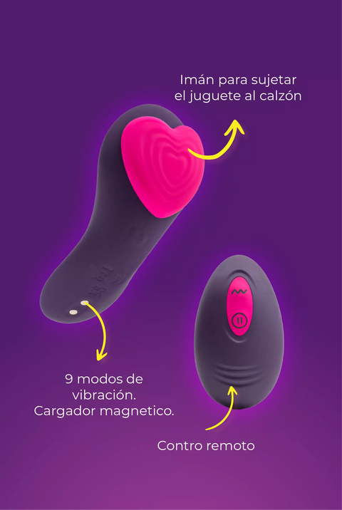 Vibrador para ropa interior