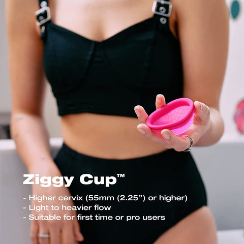 Ziggy Cup – Disco Menstrual apto para usarse durante relaciones sexuales